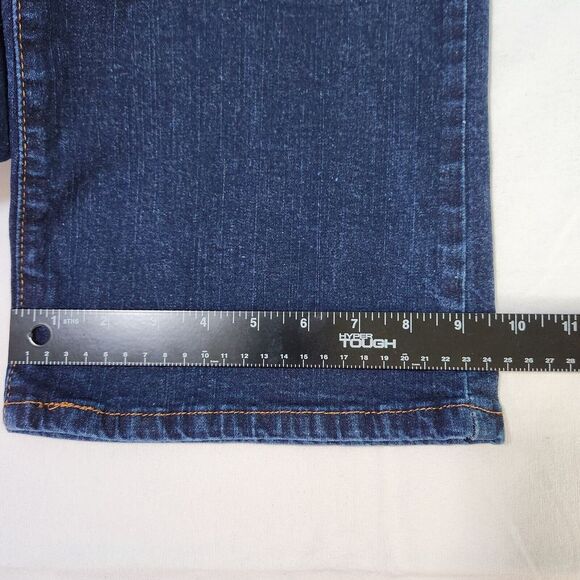 Levi's Women's 14P Perfectly Slimming Bootcut 512 Jeans Dark High Rise‎ Short - Picture 8 of 9